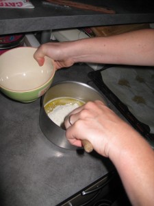 Choux au fromage - Etape 2