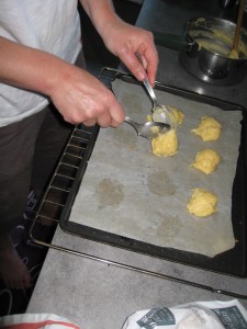 Choux au fromage - Etape 6